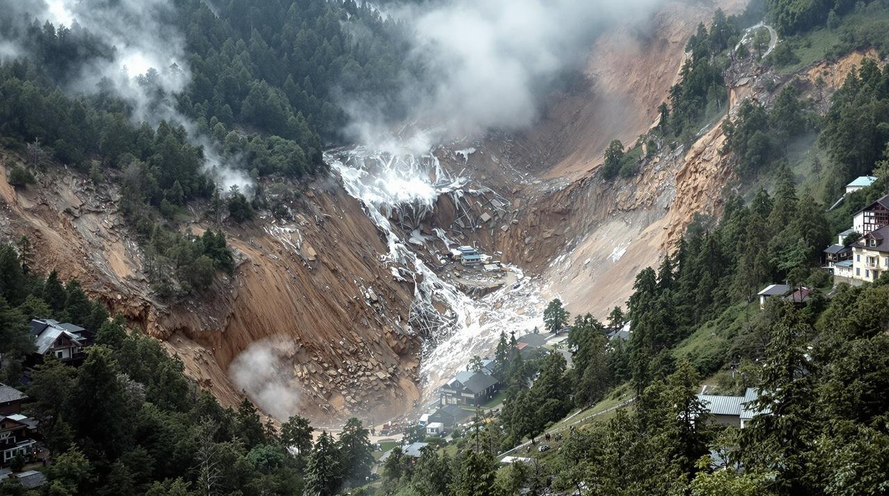 某地发生山体滑坡，多栋民房被掩埋，救援工作紧急展开